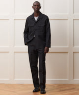 Italian Wool-Linen Shirt Jacket