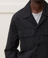 Italian Wool-Linen Shirt Jacket