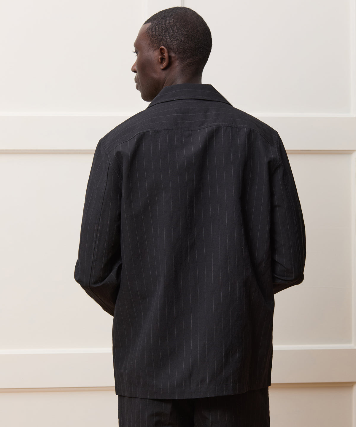 Italian Wool-Linen Shirt Jacket