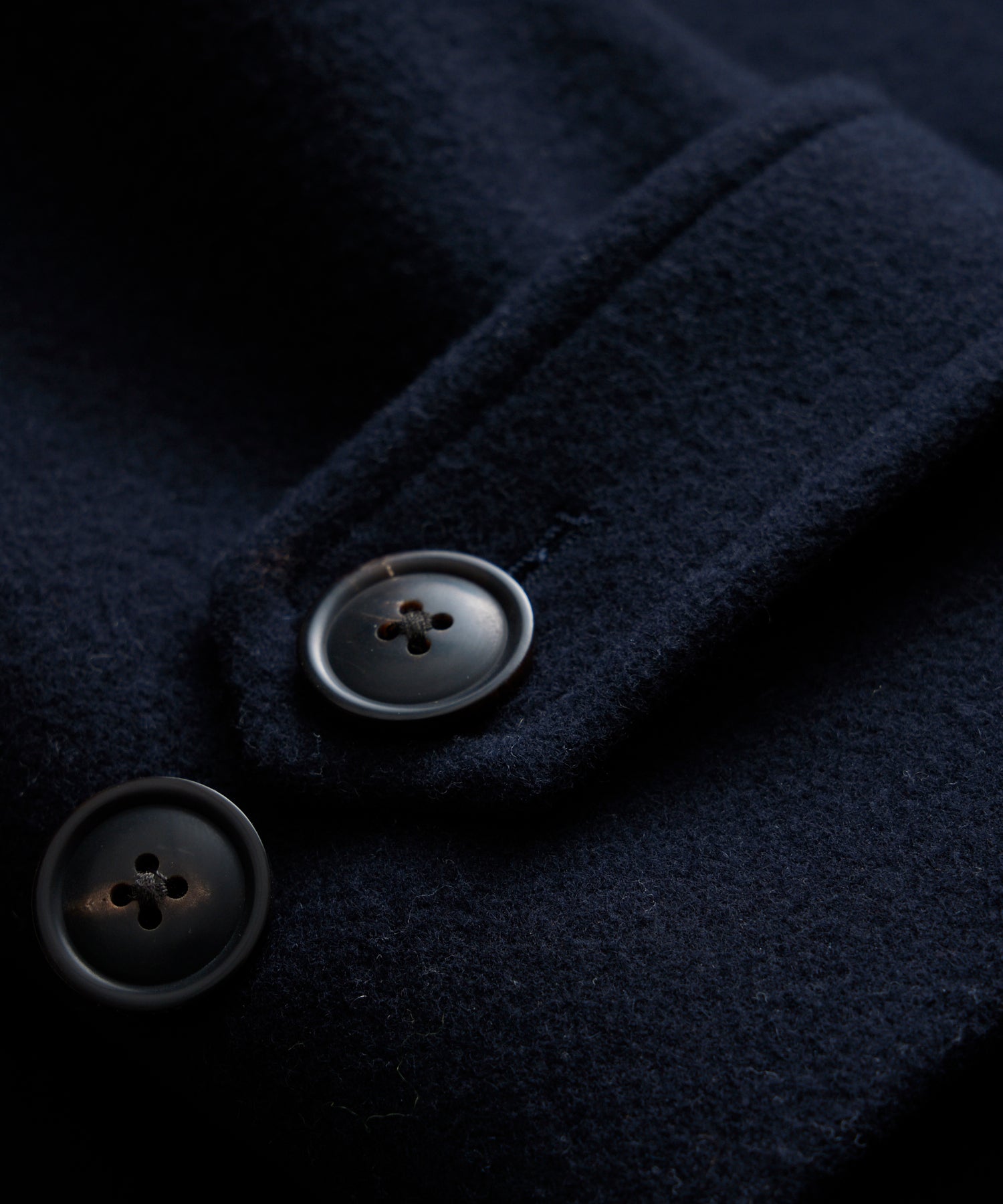 Italian Wool Officer Coat in Navy – Todd Snyder