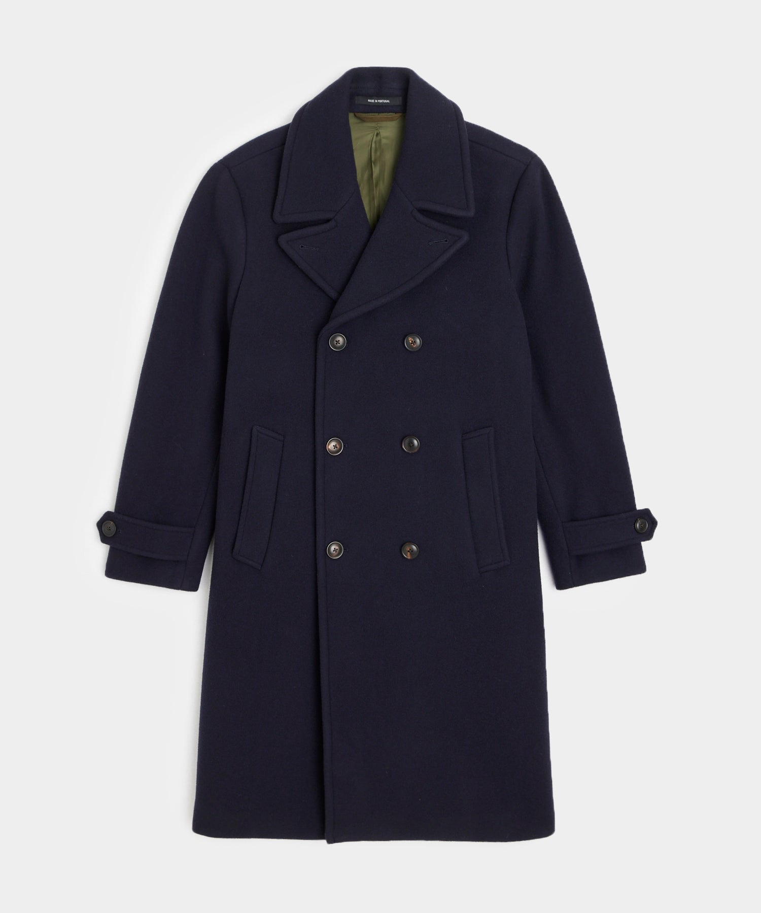 TODD SNYDER/トッドスナイダー/ピーコート/sizeL/ネイビー Italian Wool Officer Coat in Navy – Todd Snyder
