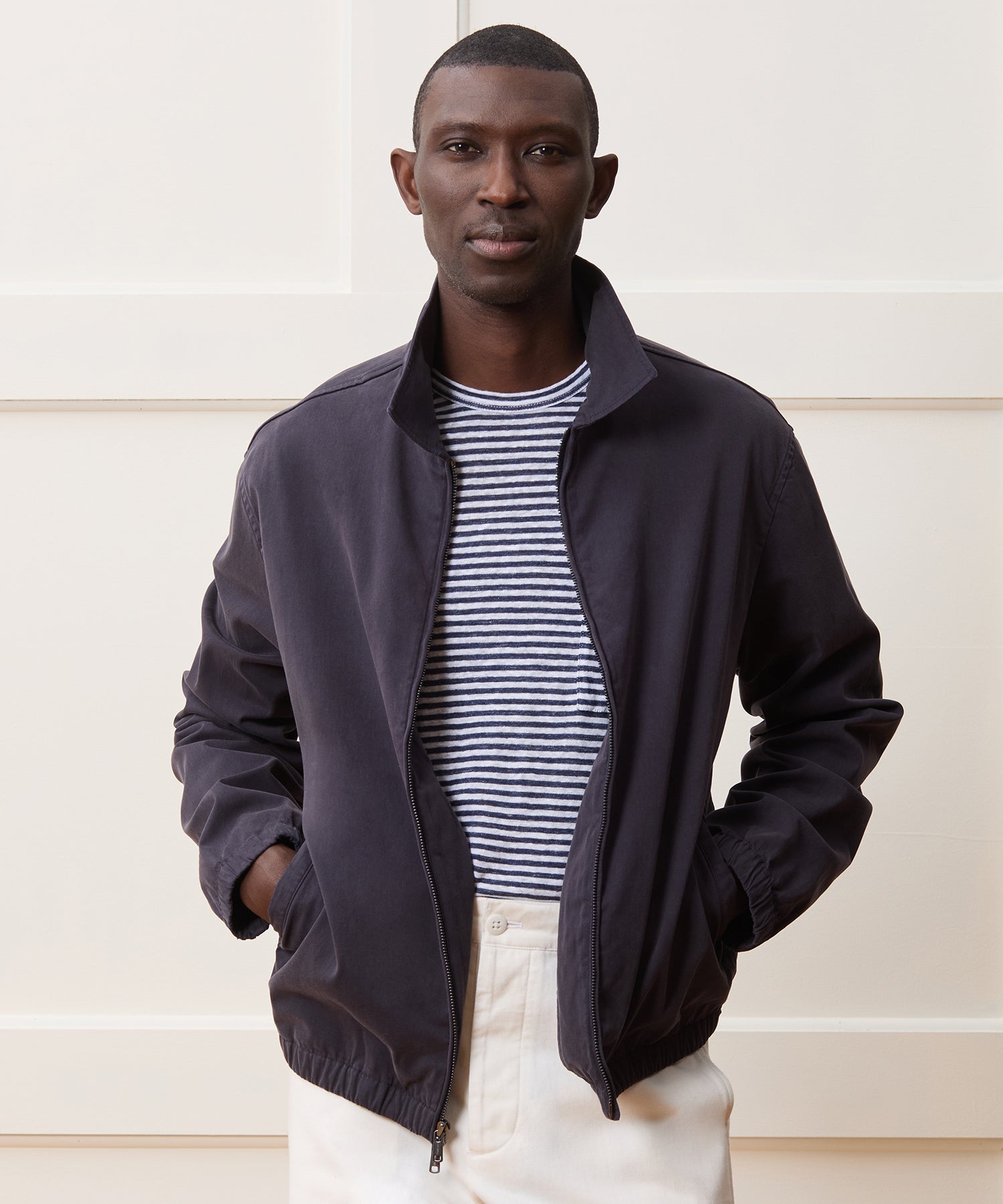 Wide Dad『OCTA JACKET』 D.NAVY Dad Jacket in Navy – Todd Snyder