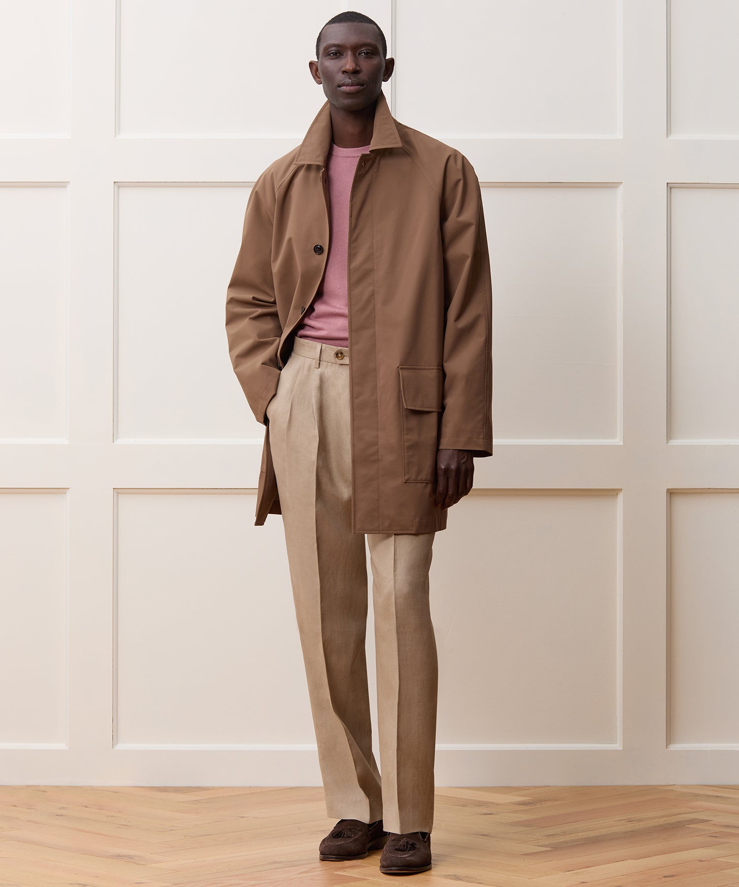 Mid-Length Mac Jacket in Brown – Todd Snyder