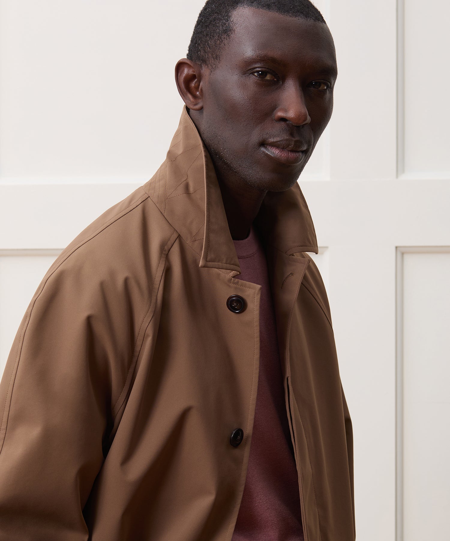 Mid-Length Mac Jacket in Brown – Todd Snyder