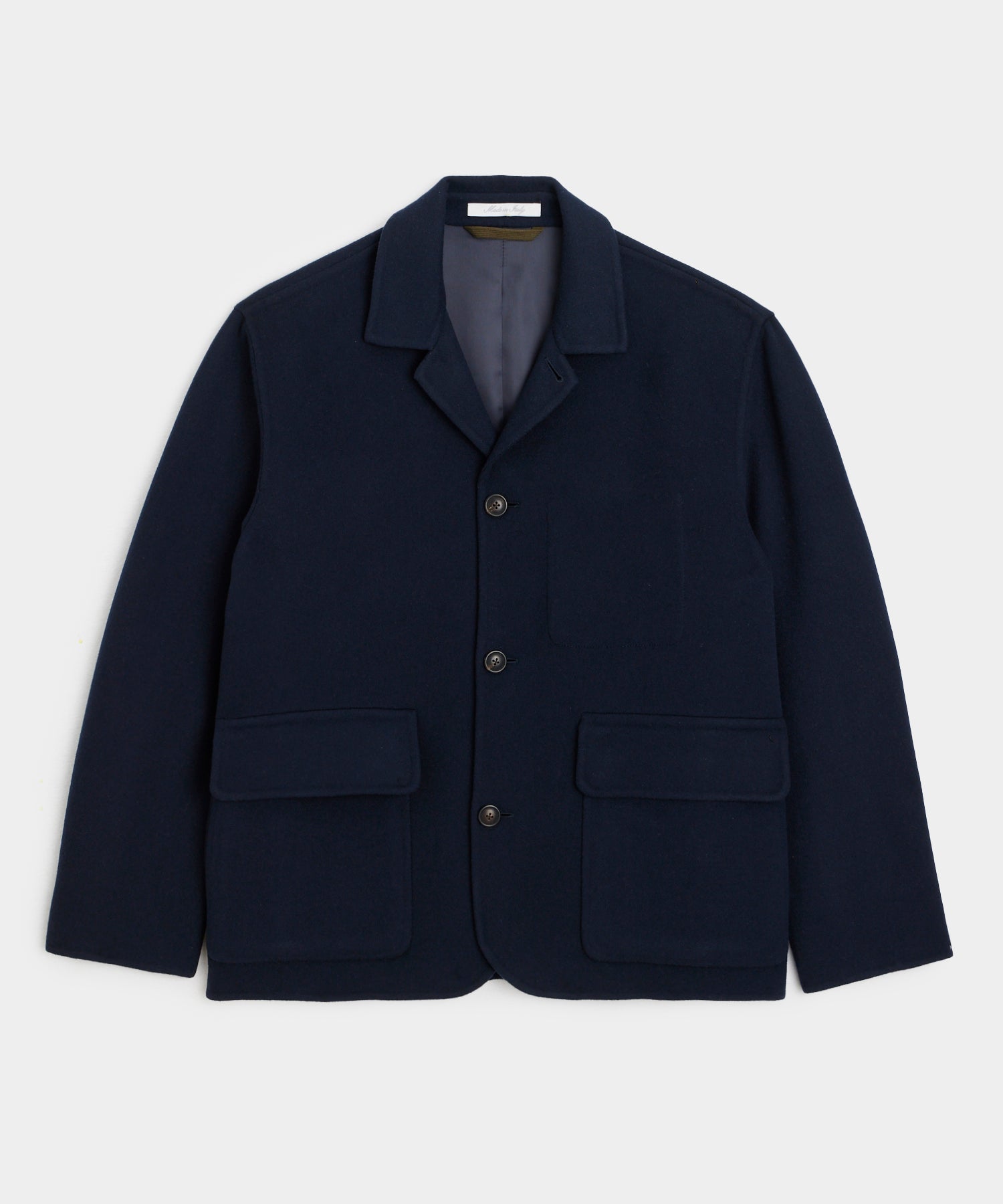 Relaxed Italian Cashmere Walking Jacket in Navy – Todd Snyder