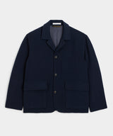 Relaxed Italian Cashmere Walking Jacket
