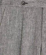 Italian Linen-Silk Side Tab Trouser