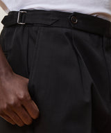 Italian Lightweight Cotton Side Tab Trouser