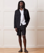 10" Italian Pinstripe Relaxed Short