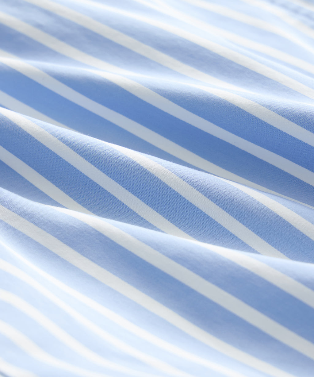 5" Striped Poplin Short