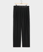 Relaxed Italian Wool Tuxedo Trouser