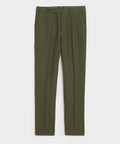 Straight Fit Linen Tab Trouser