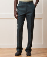 Straight Fit Linen Tab Trouser
