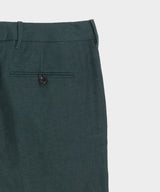 Straight Fit Linen Tab Trouser