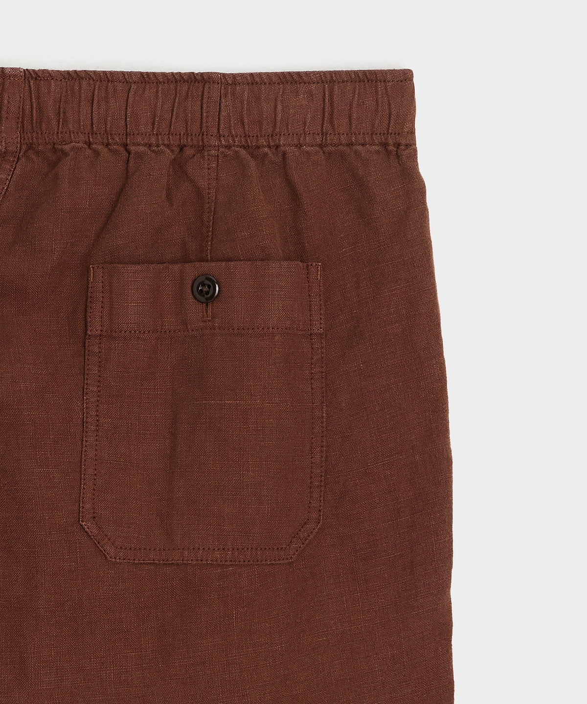 Straight Fit Linen Beach Pant