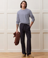 Straight Fit Linen Beach Pant