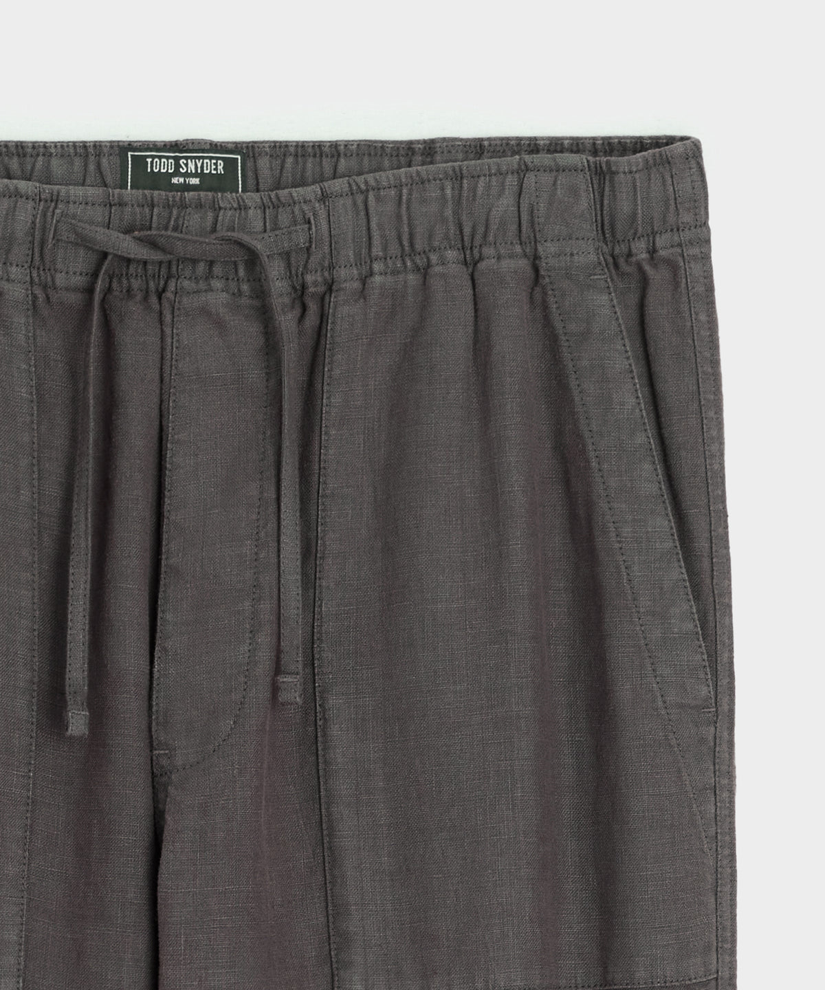 Straight Fit Linen Beach Pant