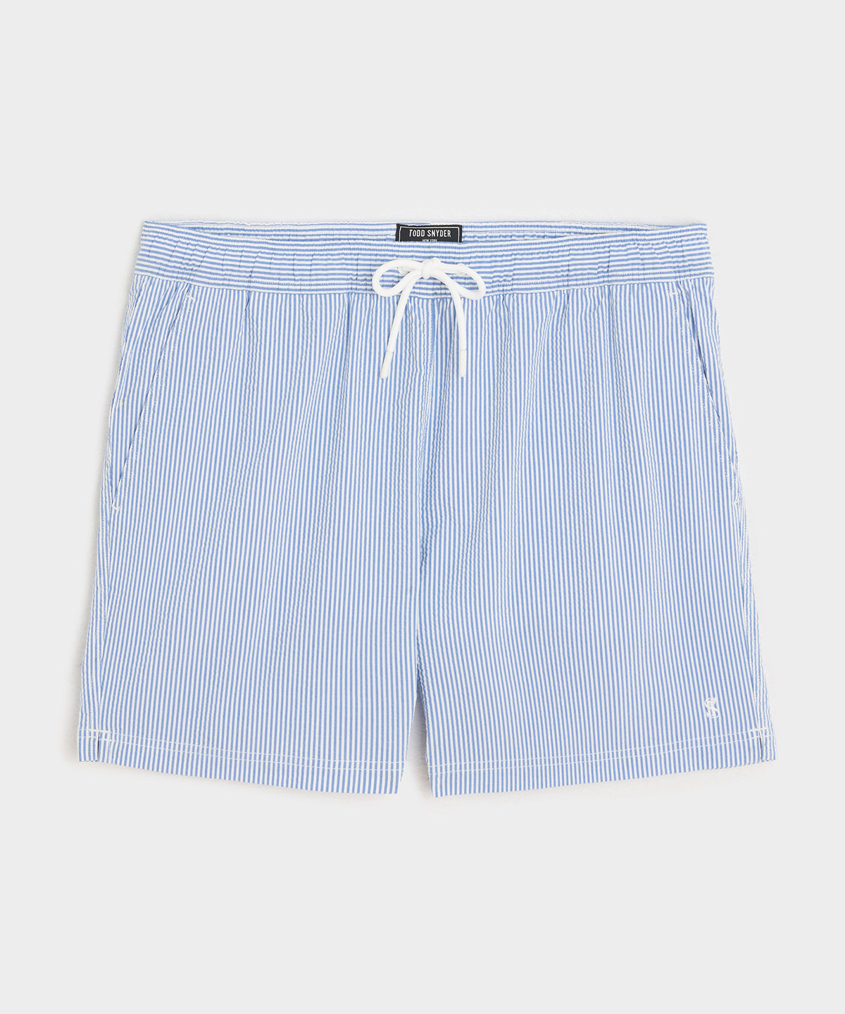 5" Seersucker Montauk Swim Trunk