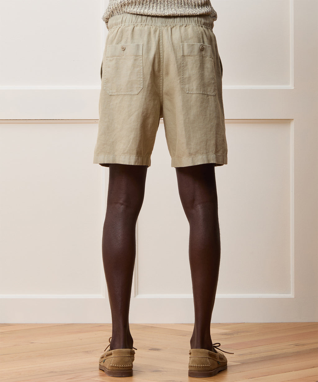 7" Linen Beach Short