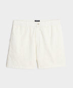 5" Embroidered Cotton Beachcomber Short