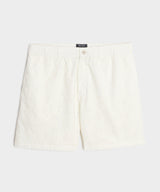 5" Embroidered Cotton Beachcomber Short