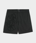 5" Floral Cotton Beachcomber Short