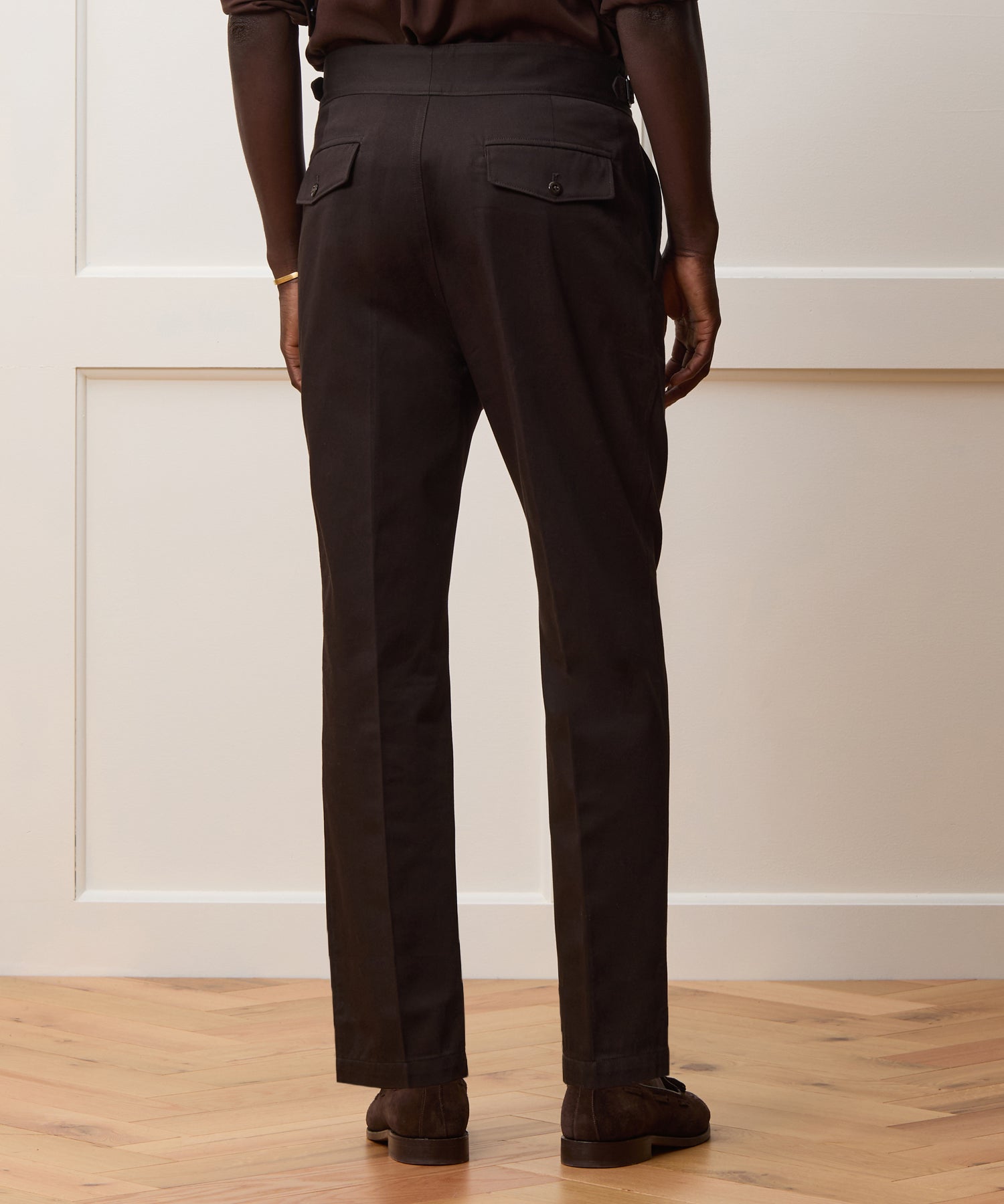 Italian Lightweight Cotton Gurkha Trouser in Dark Brown – Todd Snyder