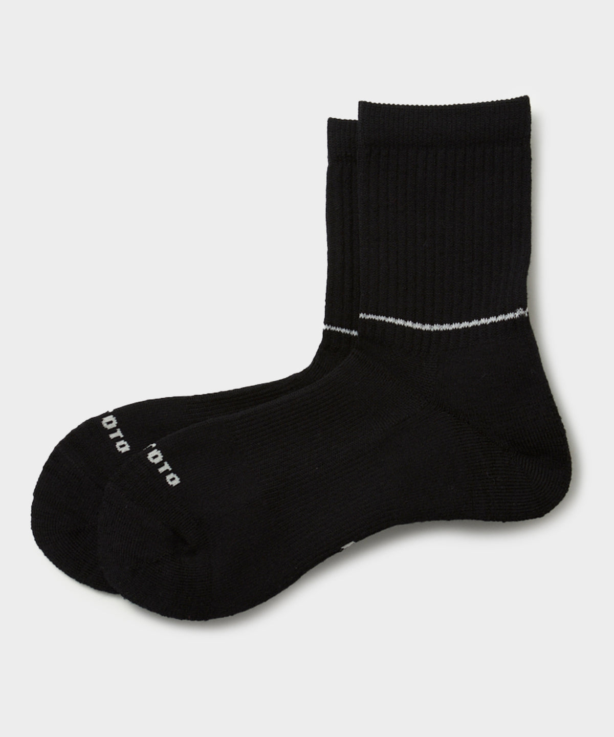 RoToTo All-Rounder Merino Crew Socks in Black