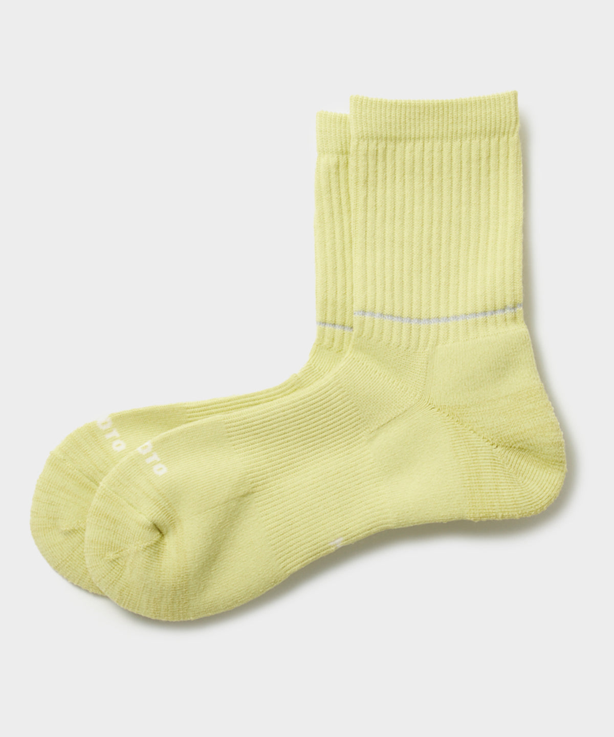 RoToTo All-Rounder Merino Crew in Green Lime