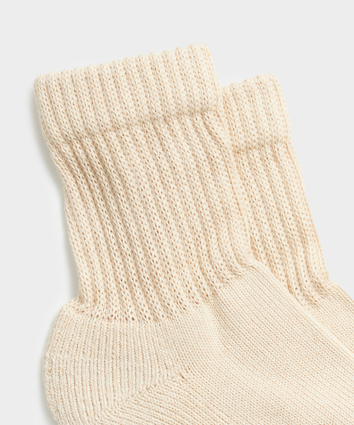 Rototo Organic Daily 3 Pack Mini Crew Sock in Ecru Mix