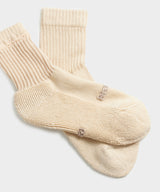 Rototo Organic Daily 3 Pack Mini Crew Sock in Ecru Mix