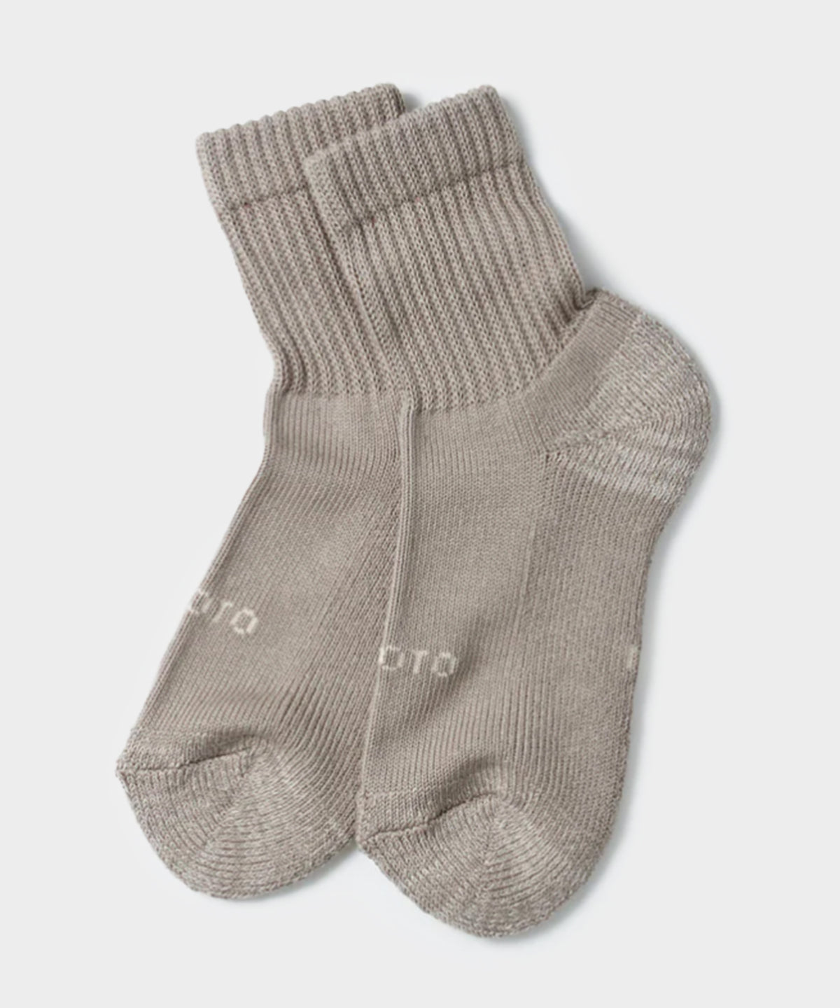 Rototo Organic Daily 3 Pack Mini Crew Sock in Ecru Mix
