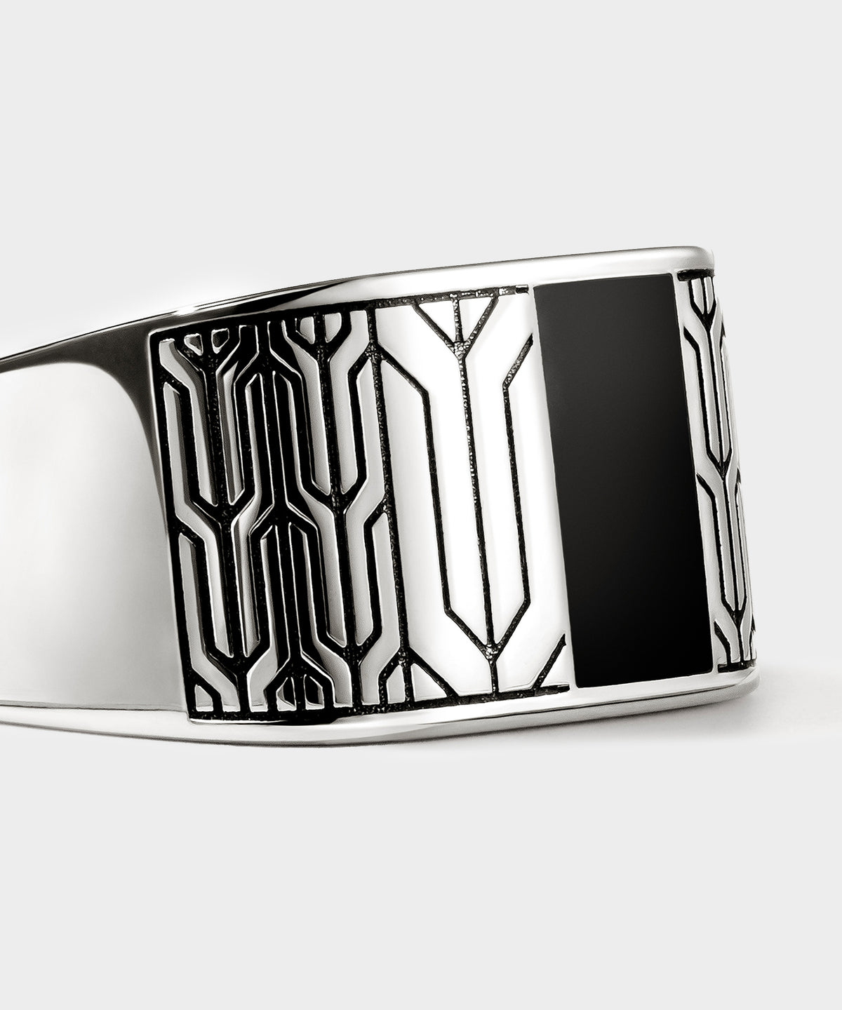 John Hardy Sterling Silver Icon 50 Signet Ring
