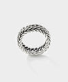 John Hardy Wide Kami Chain Sterling Silver Band Ring