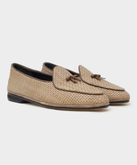 Rubinacci x Todd Snyder Belgian Loafer Natural Woven