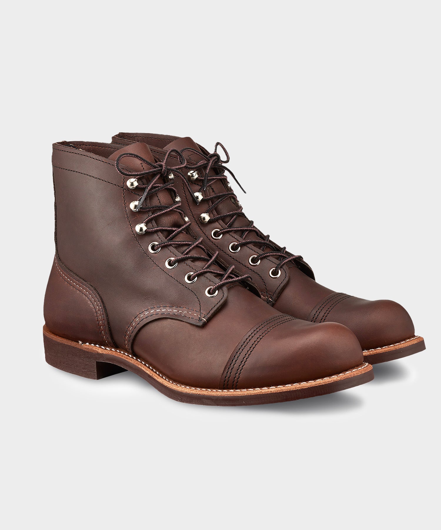 ル*イ様 RED WING ワークブーツ ブラウン Red Wing Iron Ranger Boot in Amber – Todd Snyder