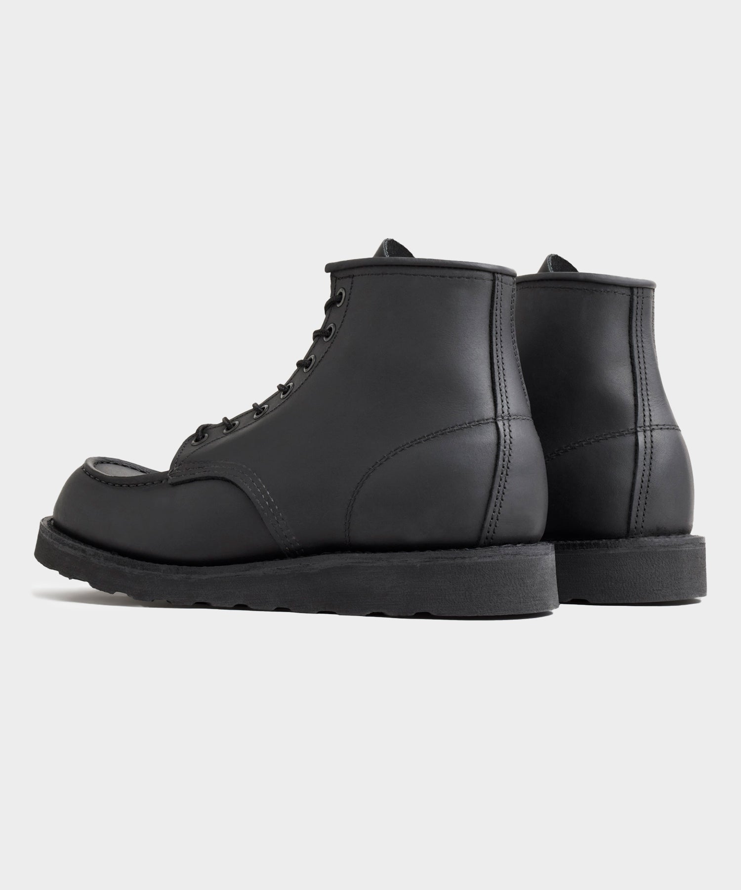 Red Wing 6-in Classic Moc Boot in All Black – Todd Snyder