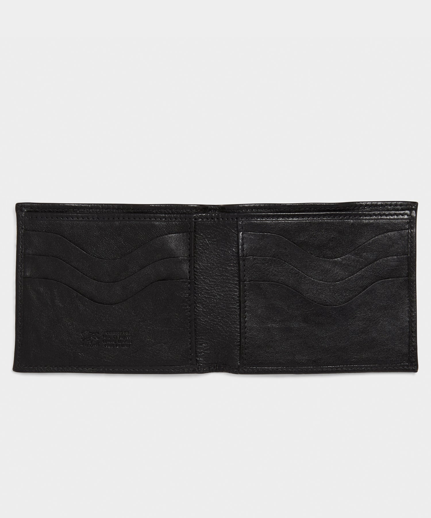 Il Bisonte Leather Bi-fold Wallet in Black – Todd Snyder