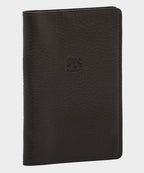 Il Bisonte Leather Passport Holder in Black