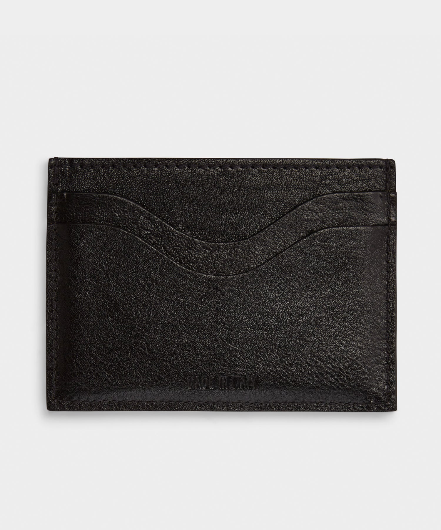 Il Bisonte Salina Leather Card Holder in Black – Todd Snyder