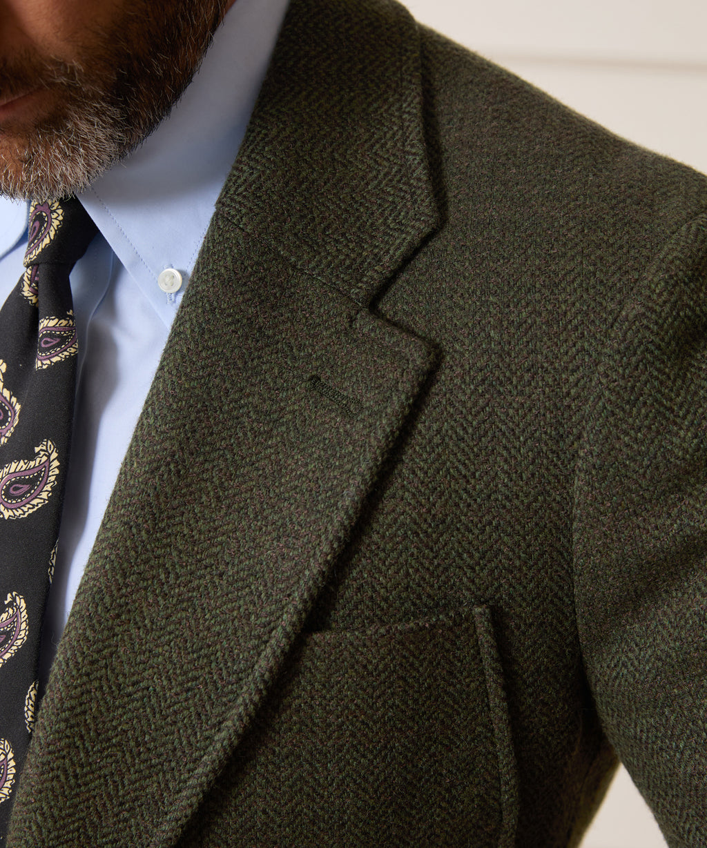 Italian Herringbone Heritage Sport Coat