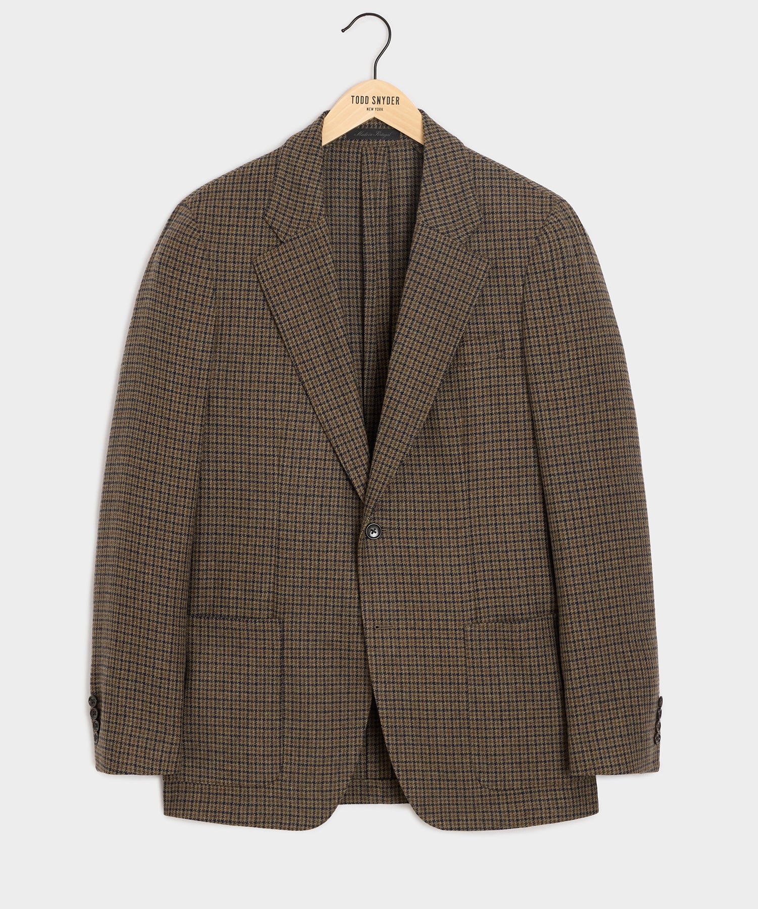 Italian Flannel Wythe Jacket in Brown Herringbone – Todd Snyder