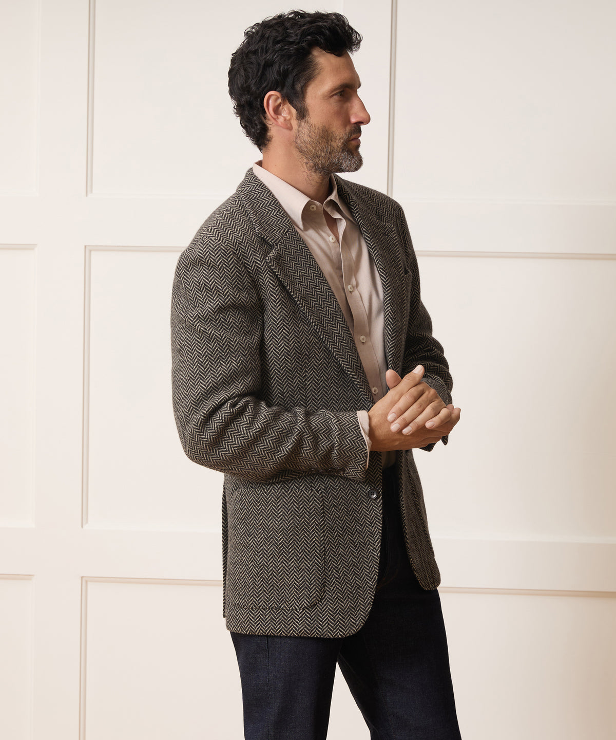 Italian Herringbone Sport Coat