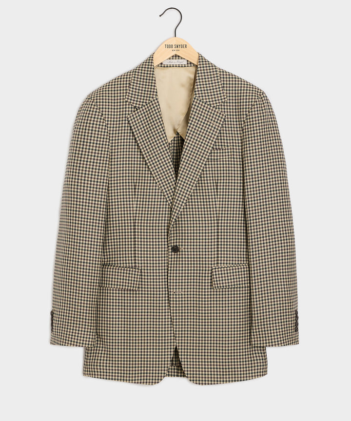 Italian Wool Gingham Wythe Jacket