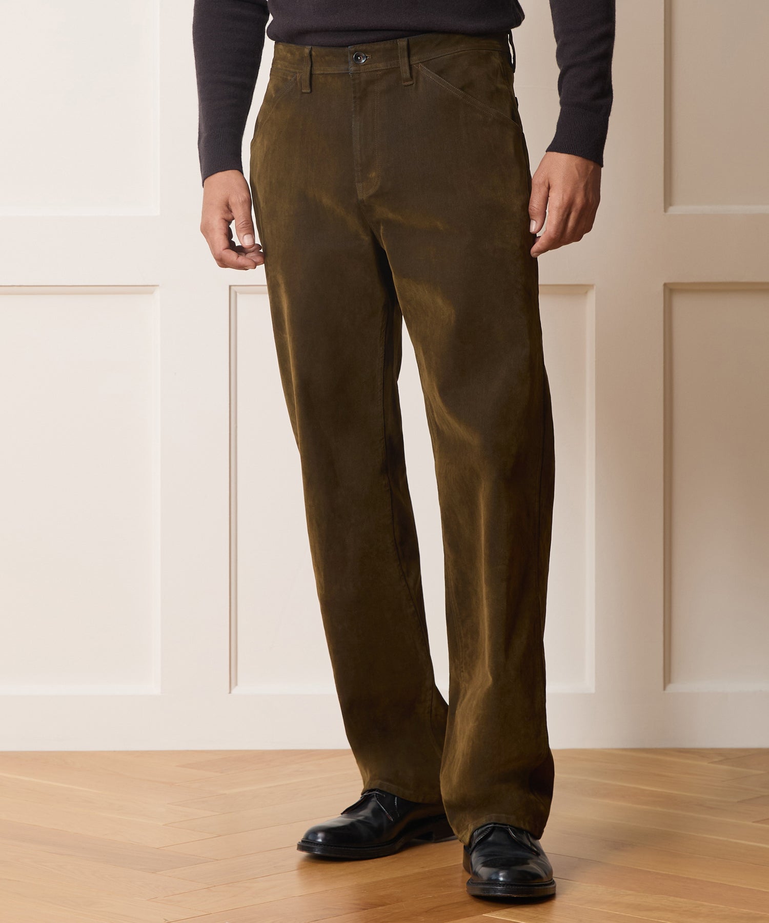 Flocked Welder Jean