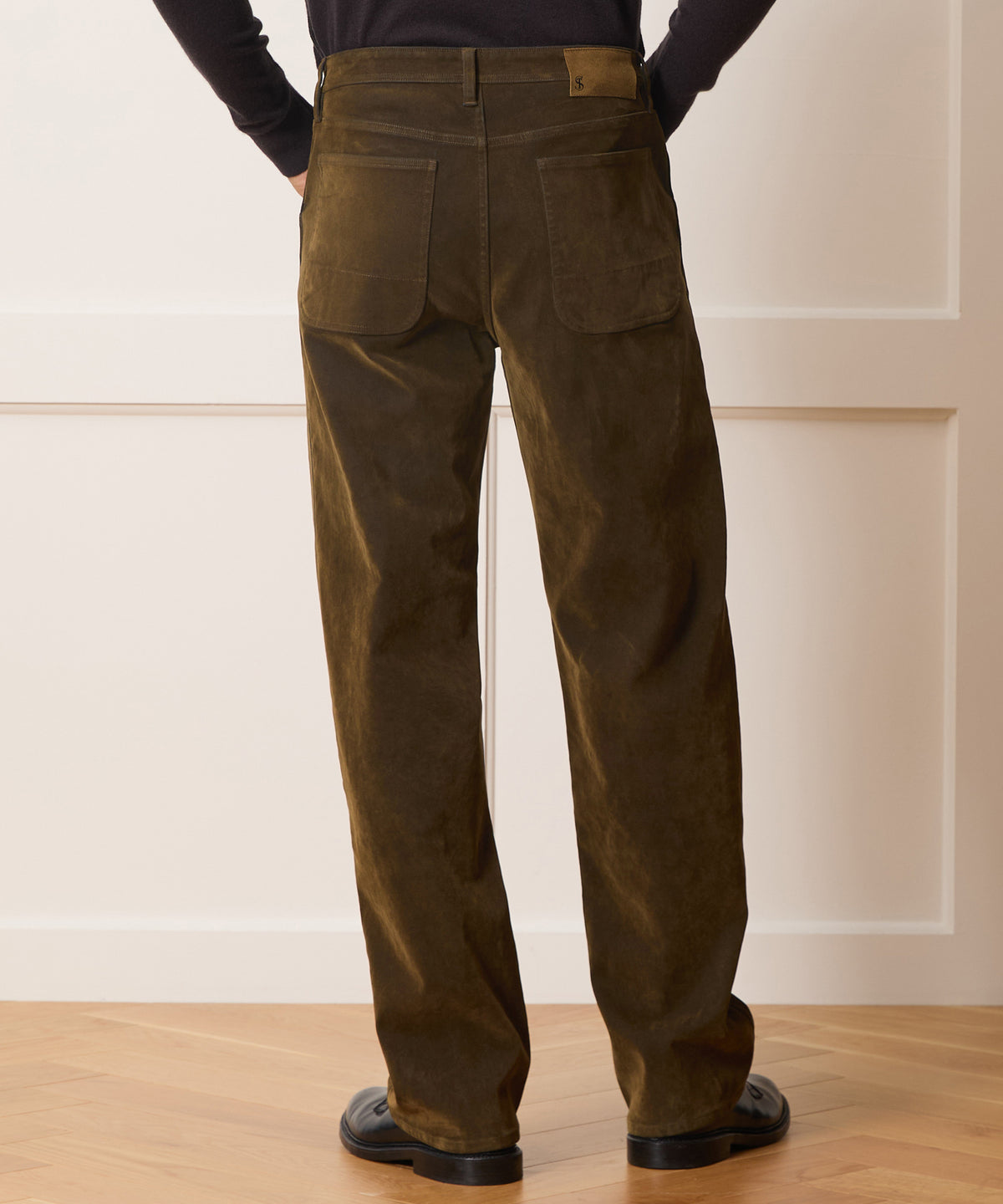 Flocked Welder Jean
