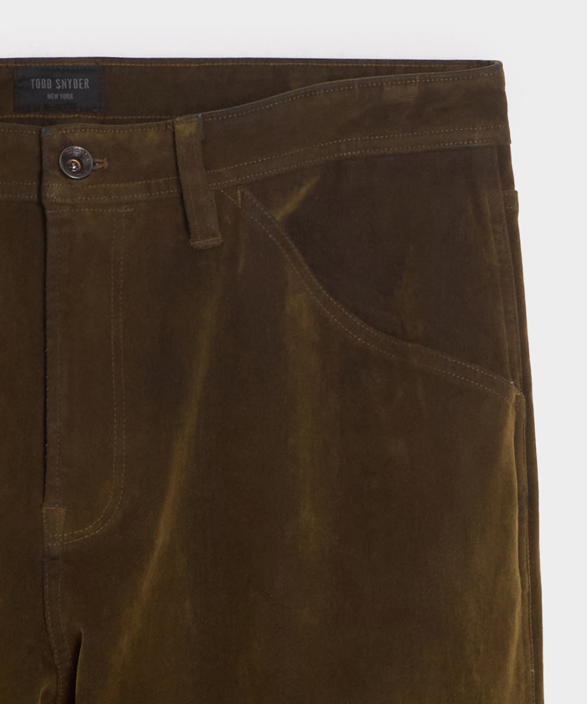 Flocked Welder Jean