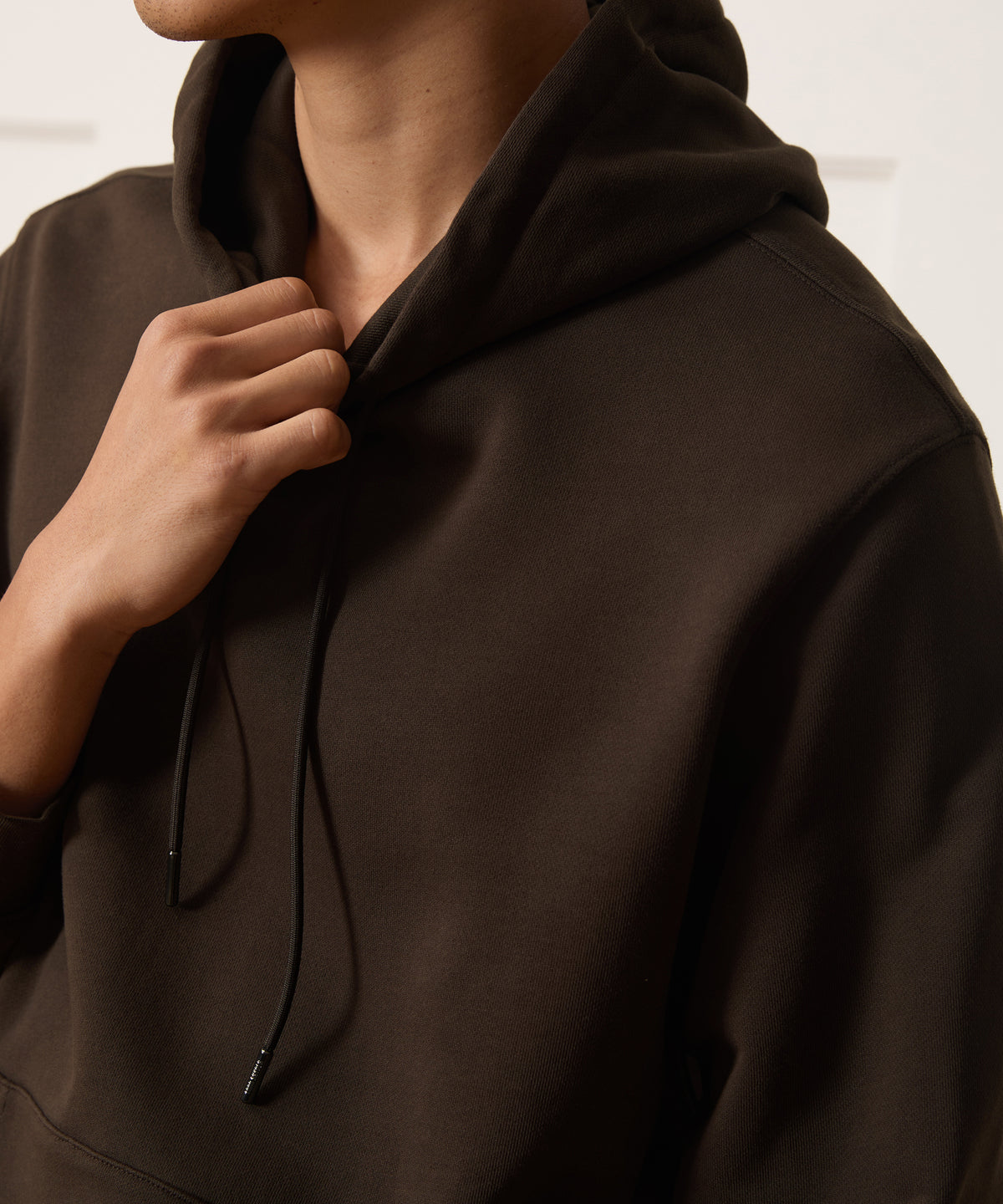 Foundation Hoodie in Dark Mocha – Todd Snyder