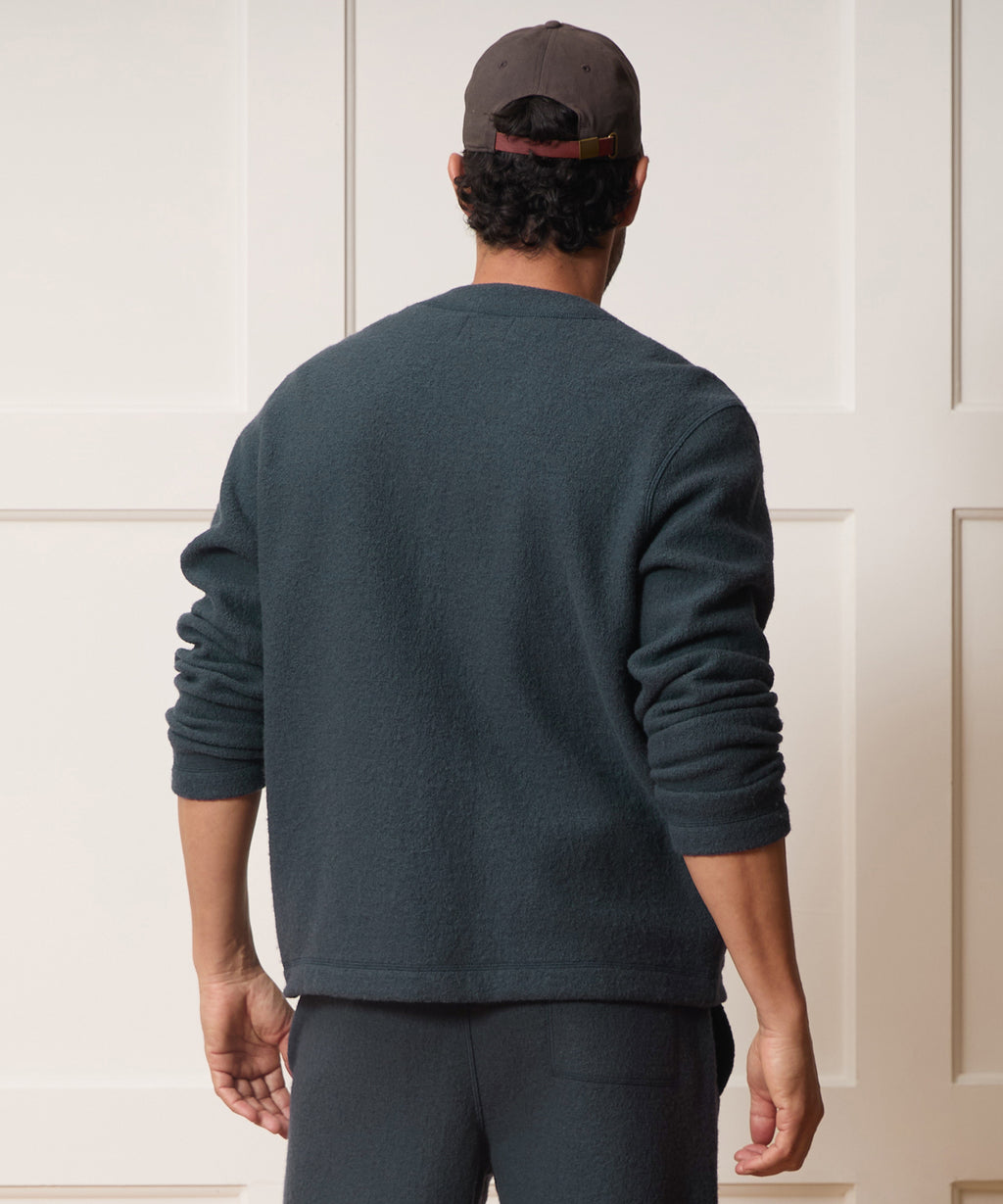 Italian Boiled Wool Cardigan