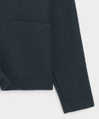 Italian Boiled Wool Cardigan